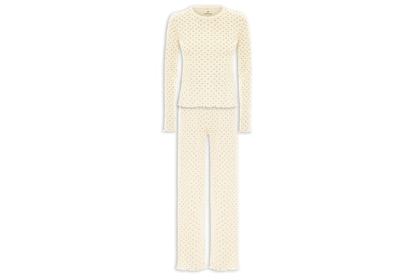 Pijama Feminino Manga Longa - Bege