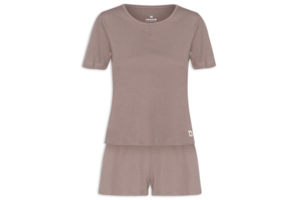 Pijama Feminino - Marrom