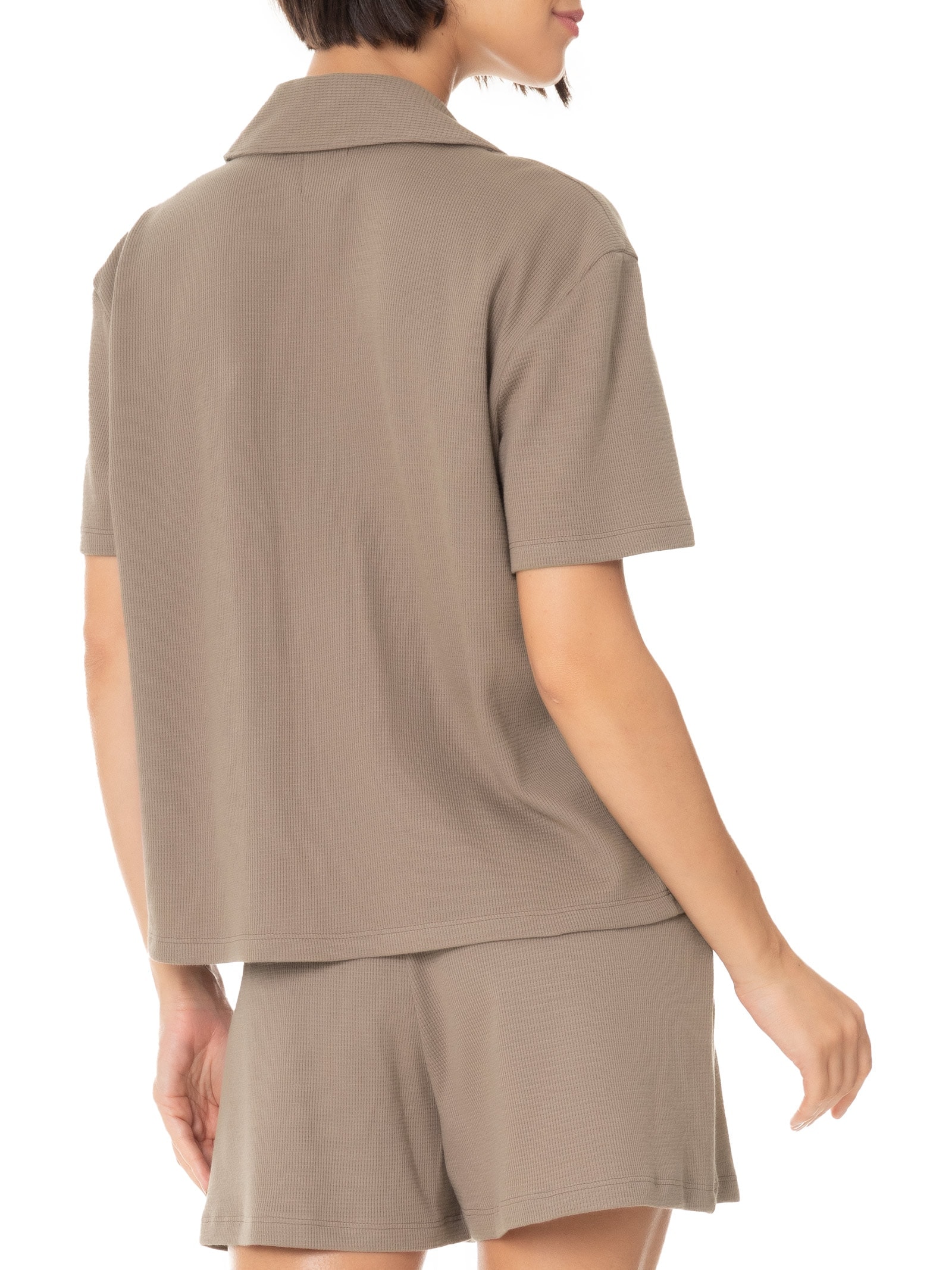 Pijama Feminino Marrom Hering Intimates