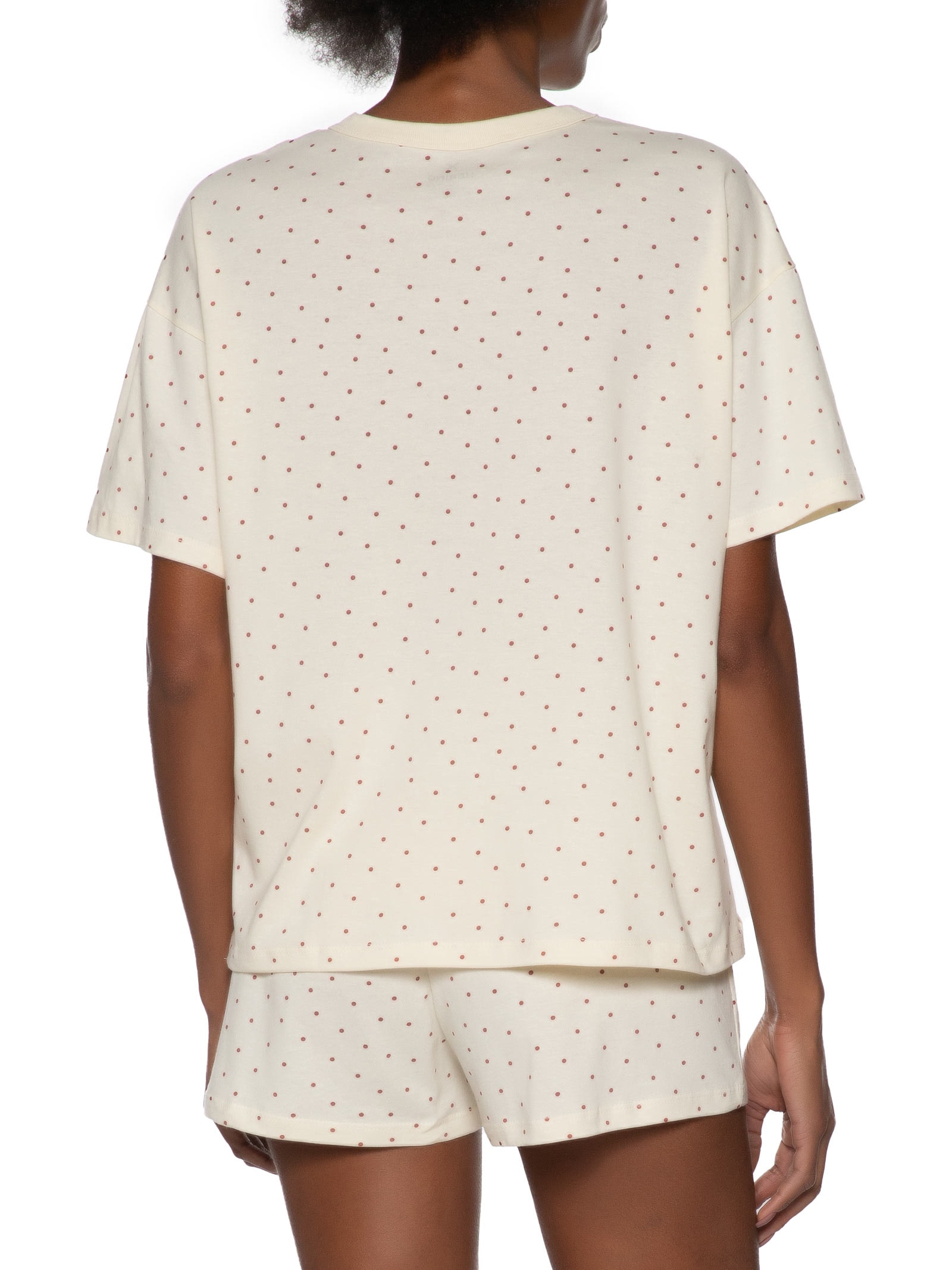 Pijama Feminino Meia Malha Off White Hering Intimates