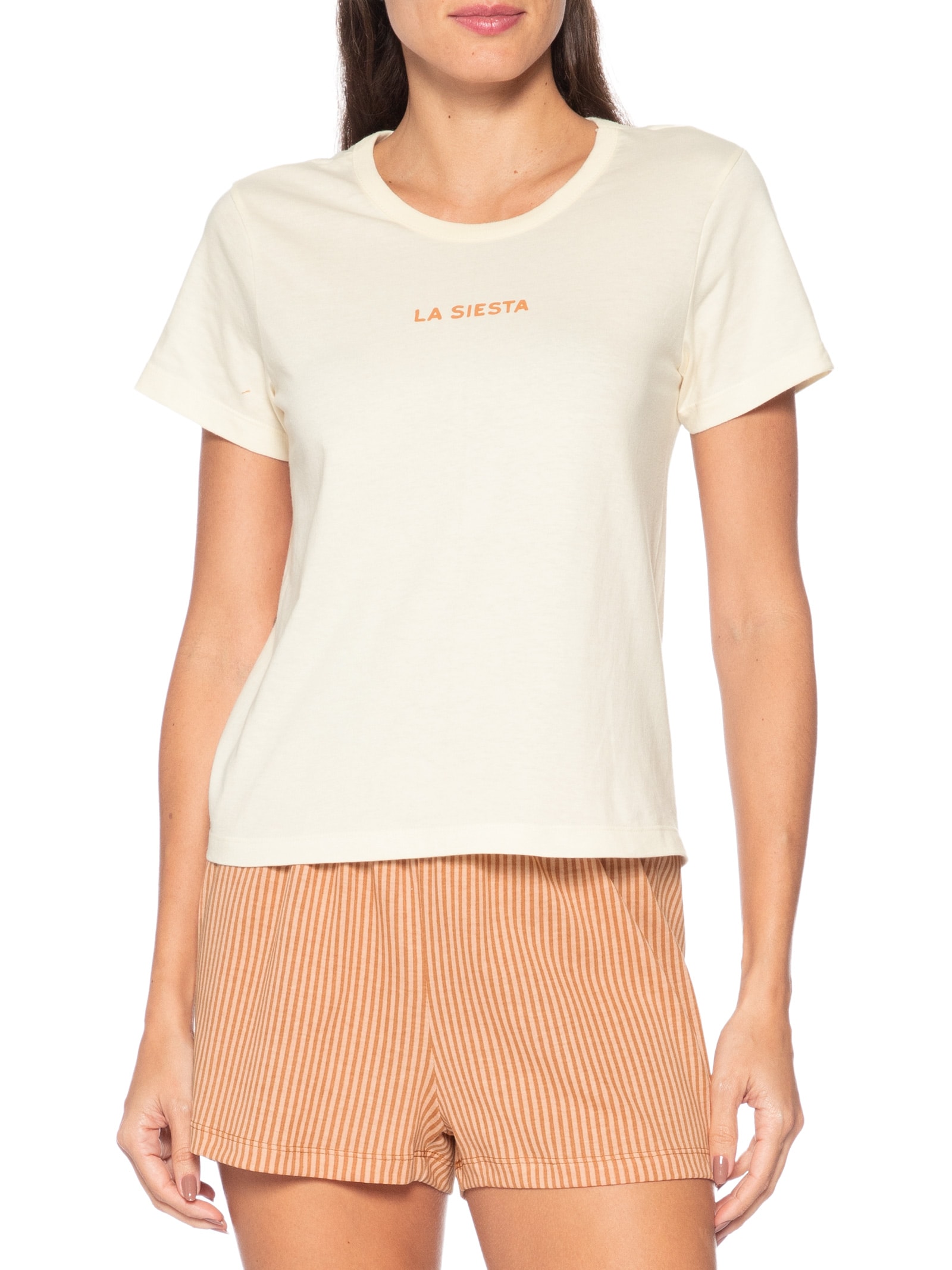 Pijama Feminino MM Amarelo Hering Intimates