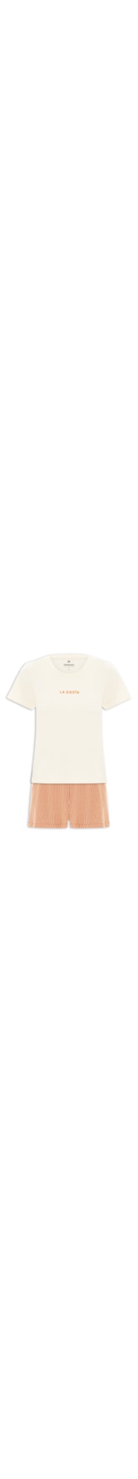 Pijama Feminino MM - Amarelo