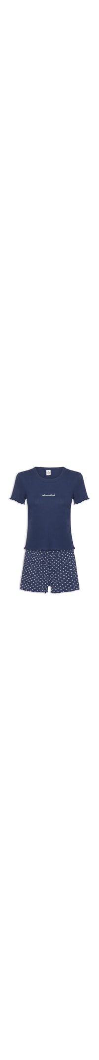 Pijama Feminino MM - Azul