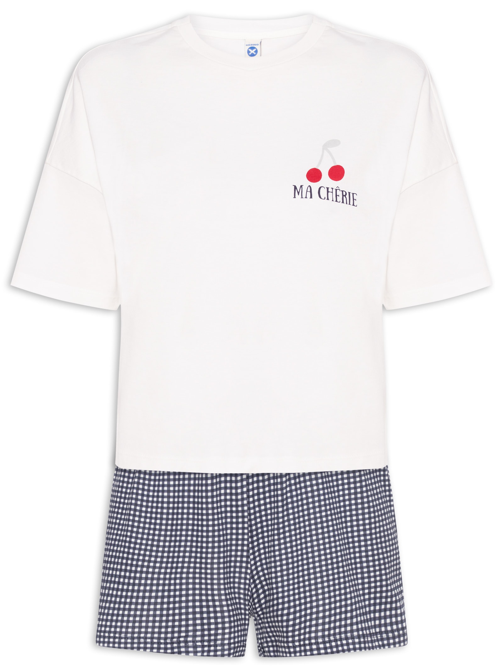 Pijama Feminino MM Azul Hering Intimates