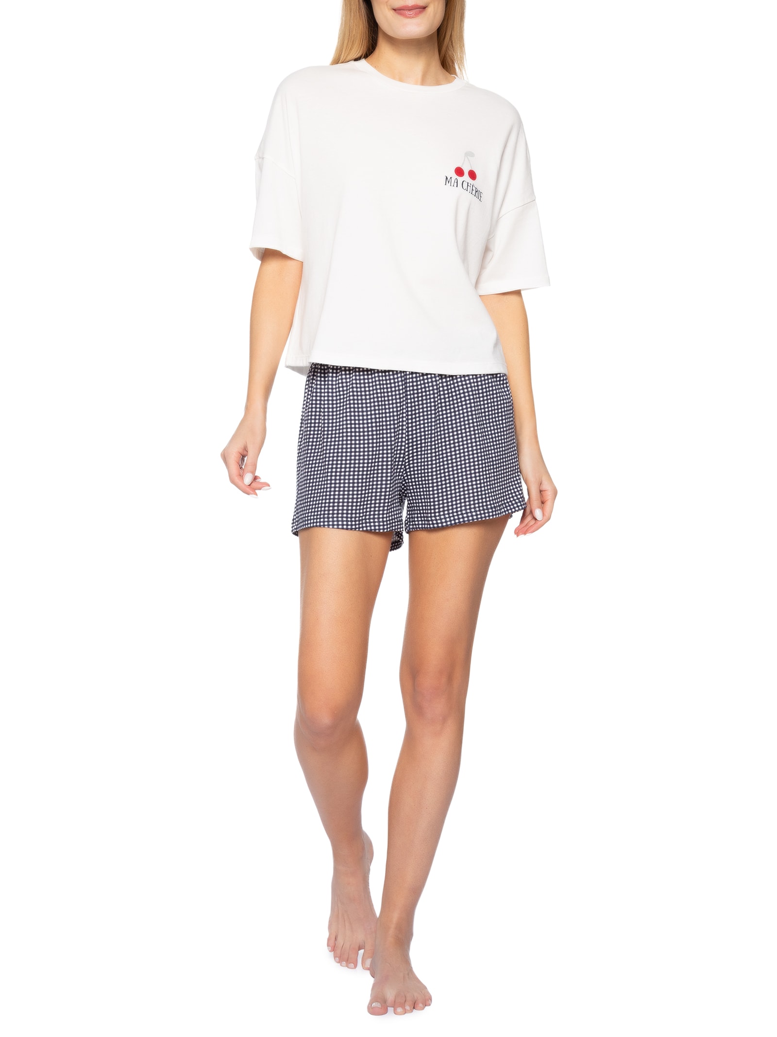 Pijama Feminino MM Azul Hering Intimates