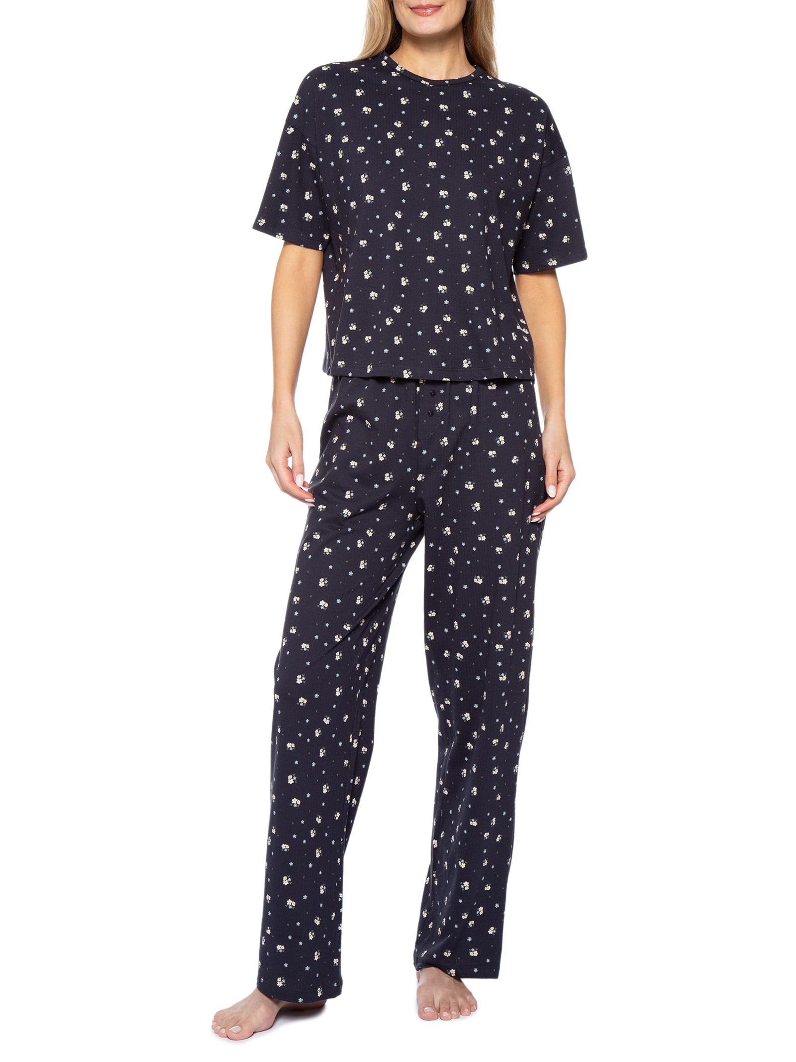 Pijama Feminino MM Azul Hering Intimates