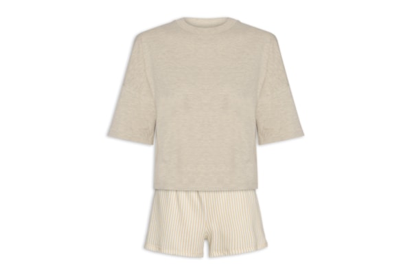 Pijama Feminino MM - Bege