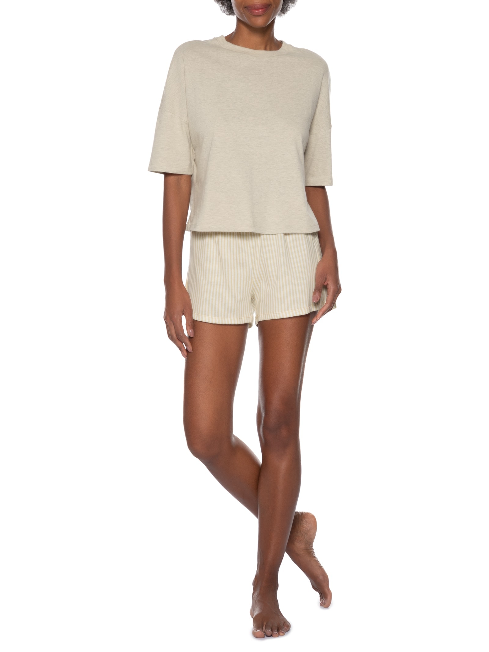 Pijama Feminino MM Bege Hering Intimates