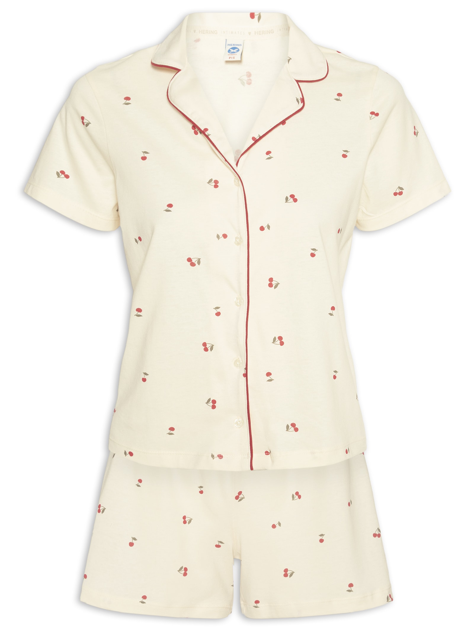 Pijama Feminino MM Bege Hering Intimates