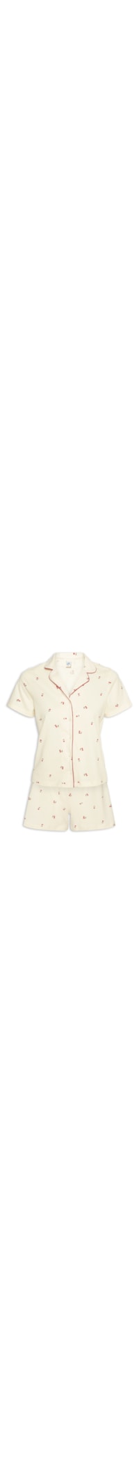 Pijama Feminino MM - Bege