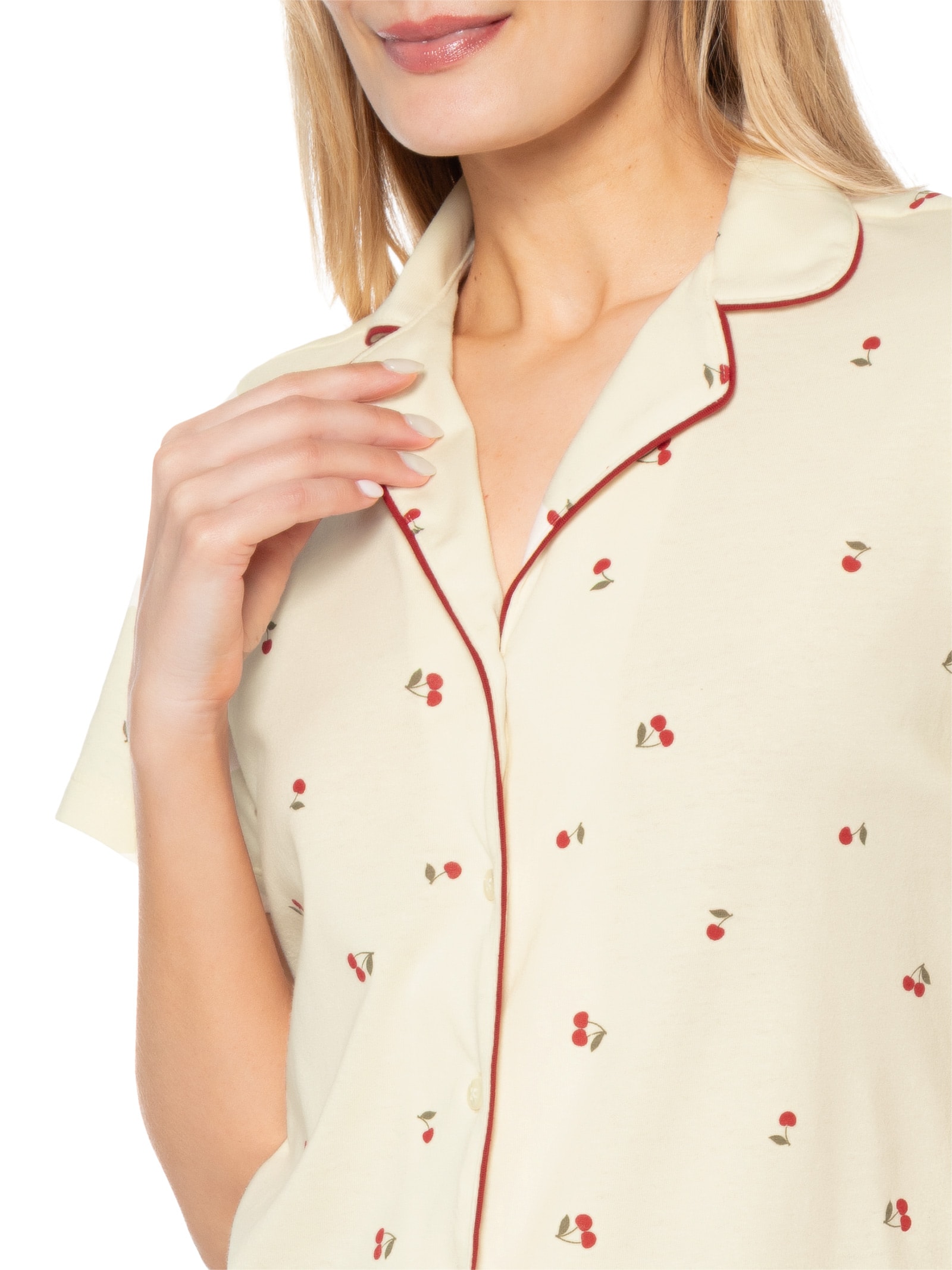 Pijama Feminino MM Bege Hering Intimates