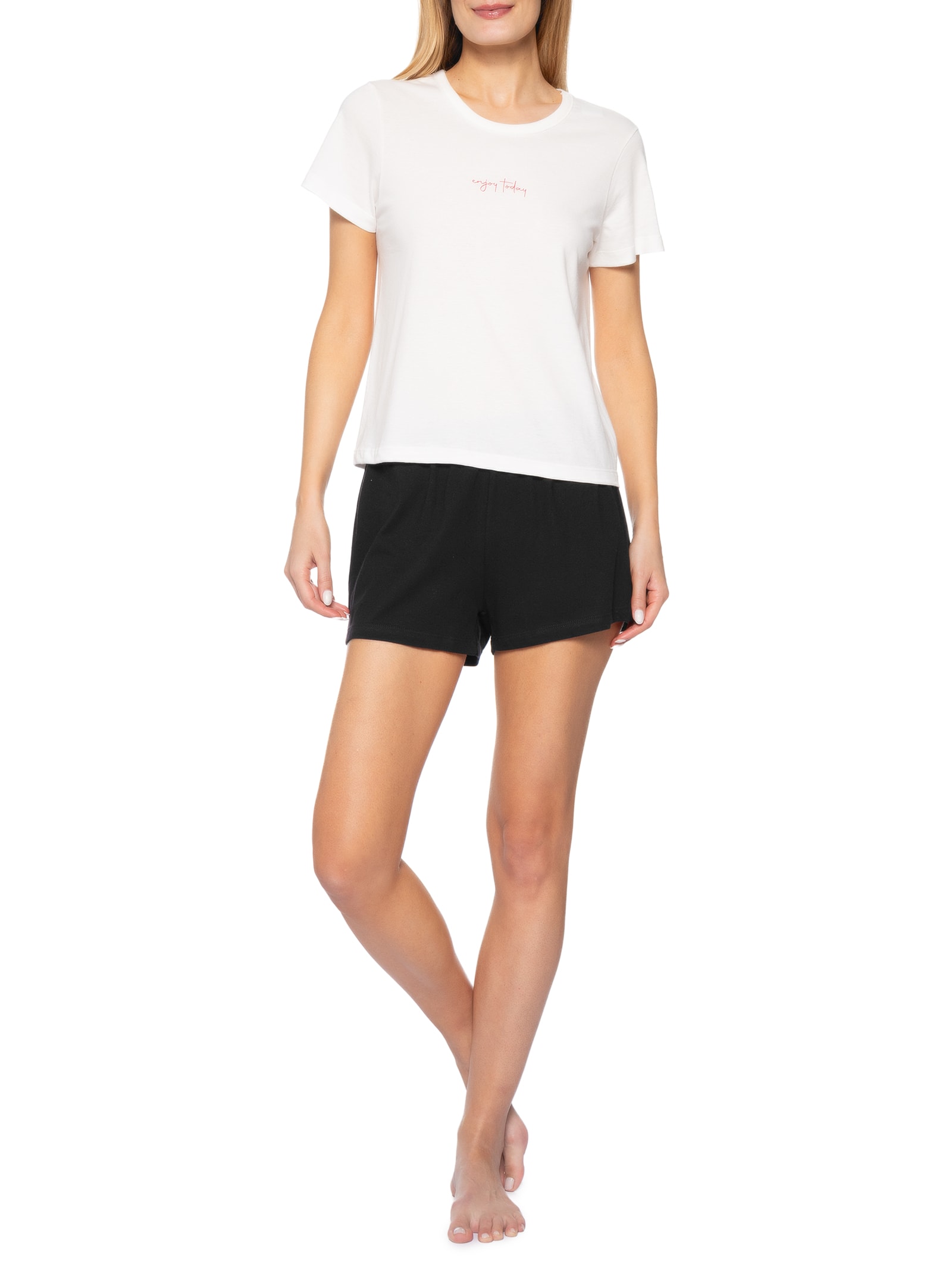 Pijama Feminino MM Branco Hering Intimates