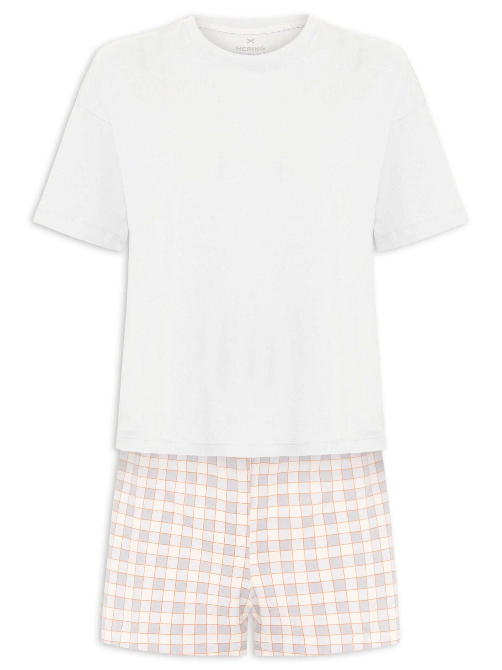 Pijama Feminino MM Cinza Hering Intimates