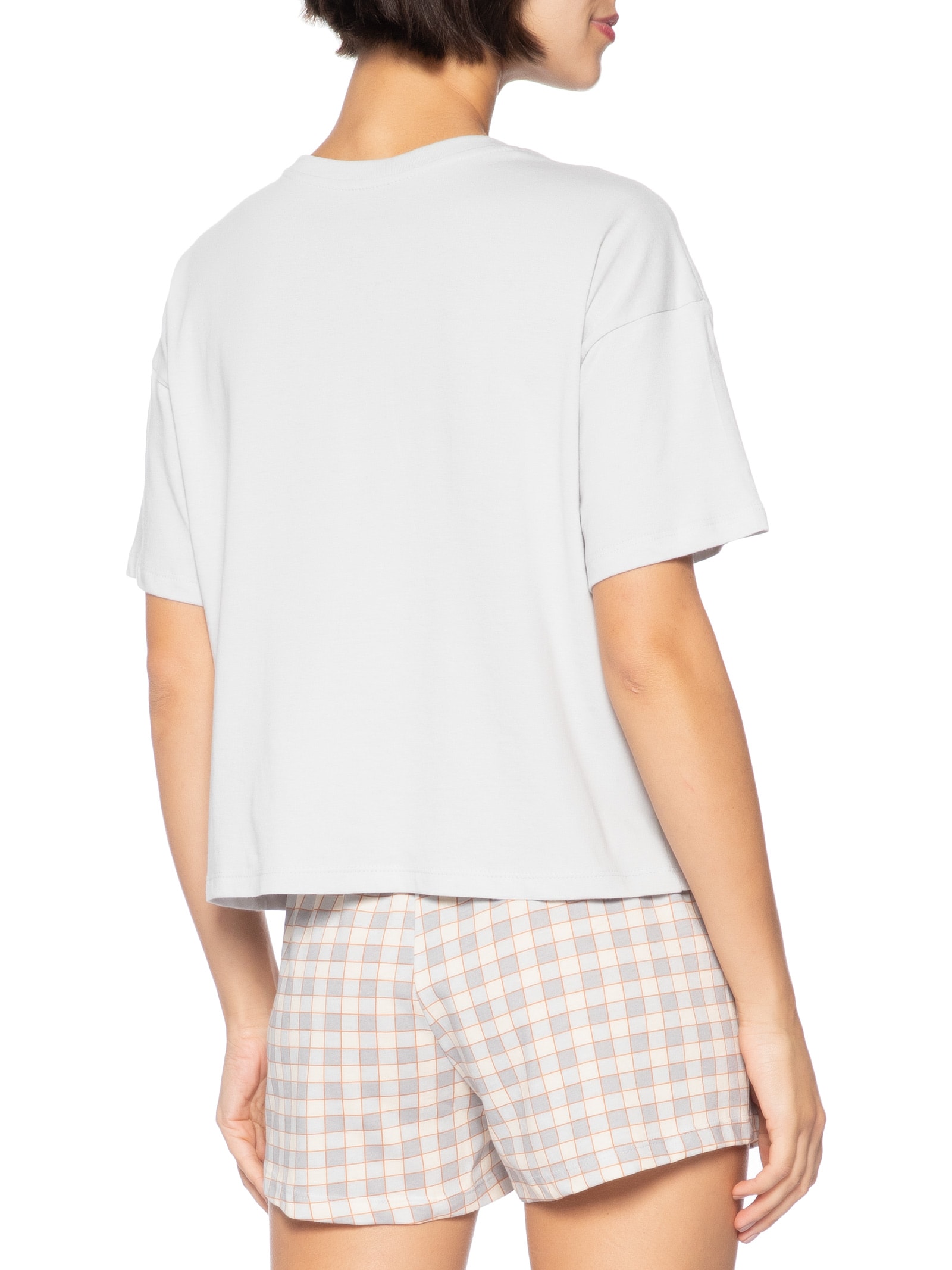 Pijama Feminino MM Cinza Hering Intimates