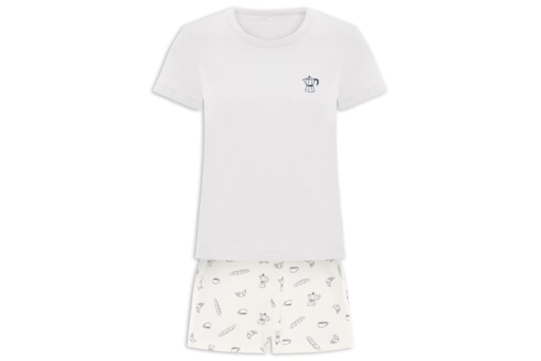 Pijama Feminino MM - Cinza