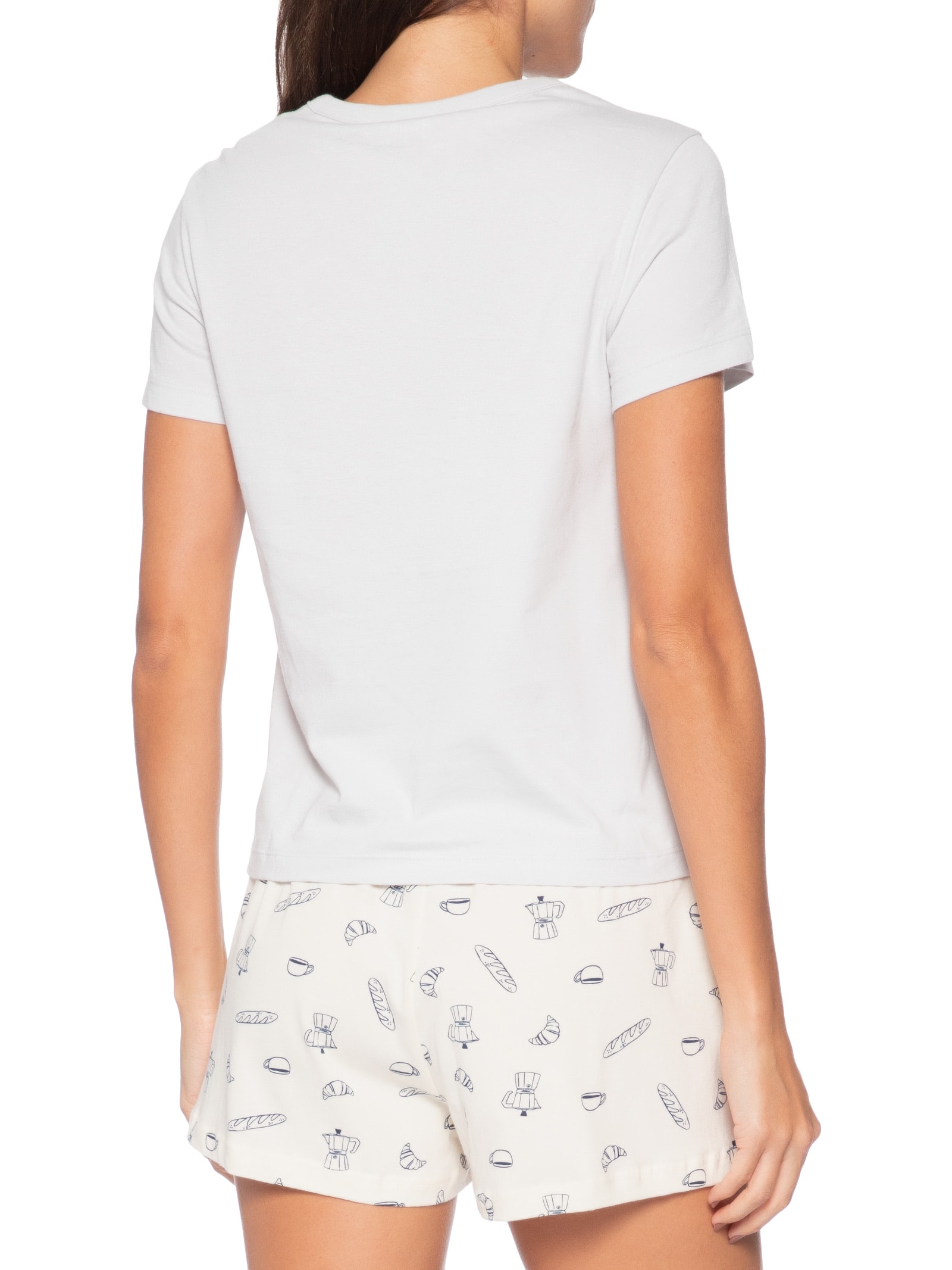 Pijama Feminino MM Cinza Hering Intimates