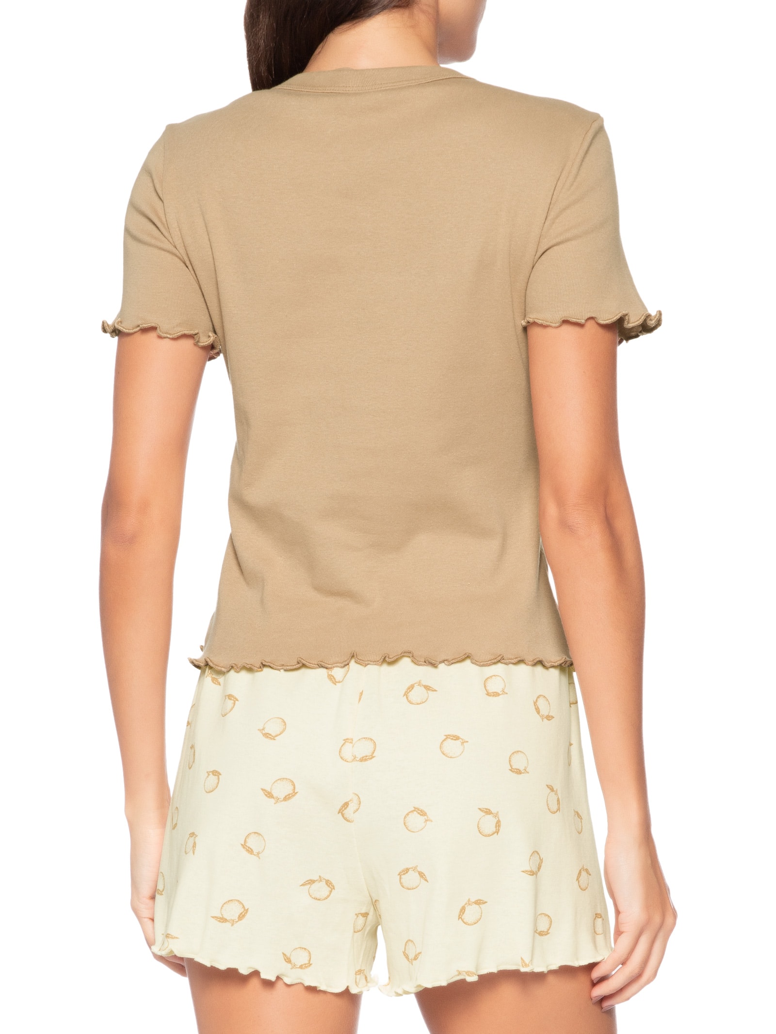 Pijama Feminino MM Marrom Hering Intimates