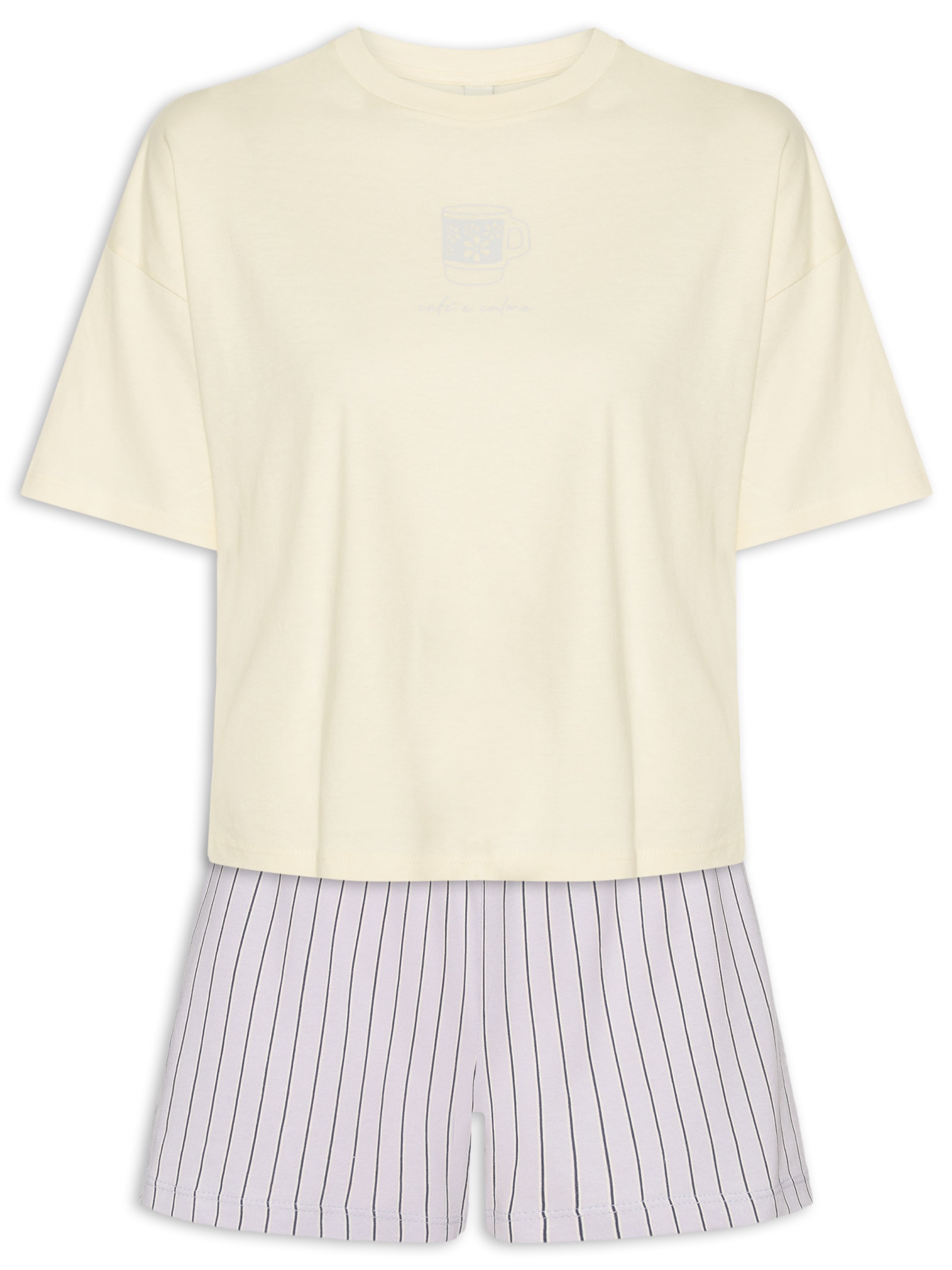 Pijama Feminino MM Off White Hering Intimates