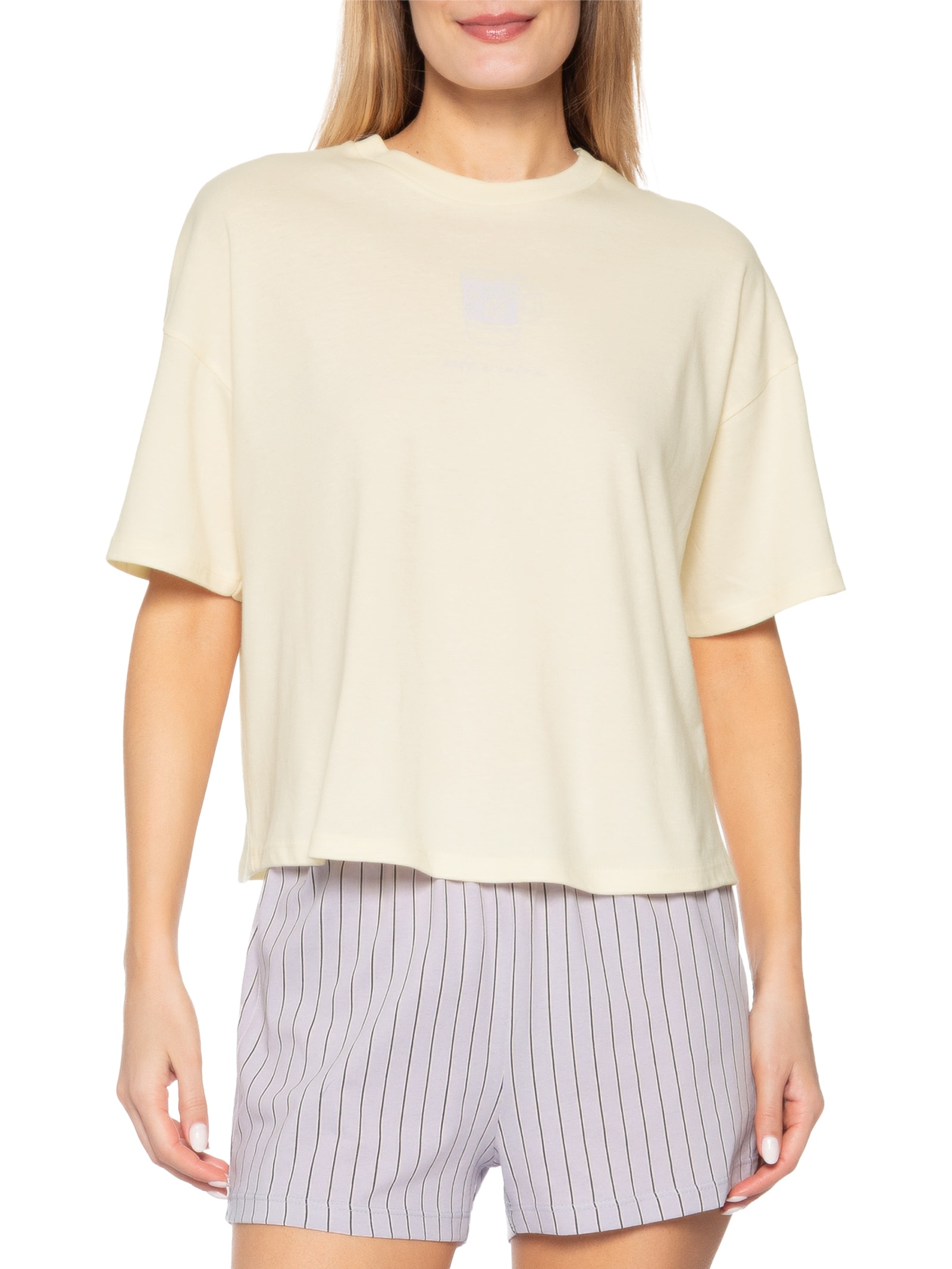 Pijama Feminino MM Off White Hering Intimates