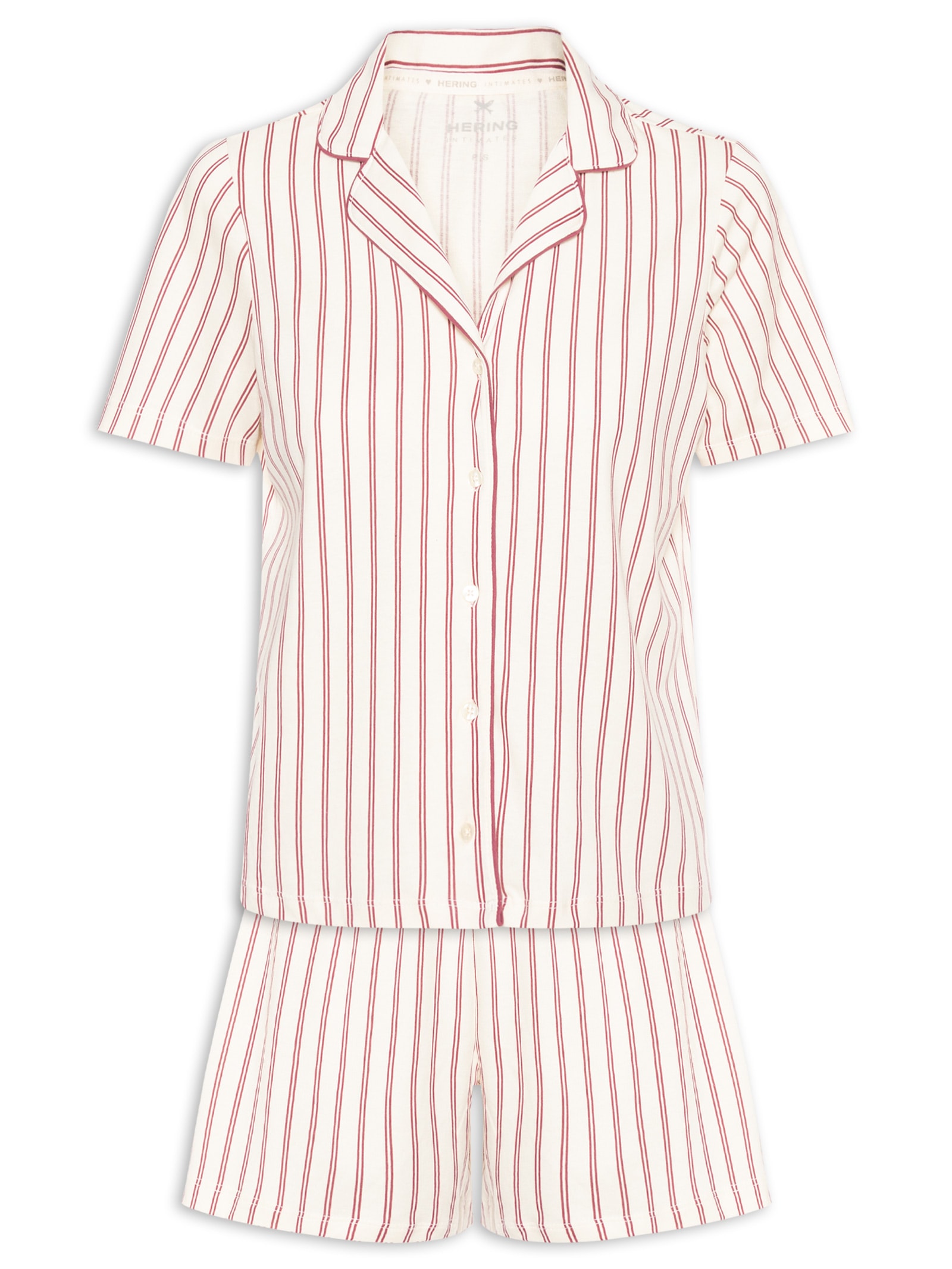 Pijama Feminino MM Vermelho Hering Intimates