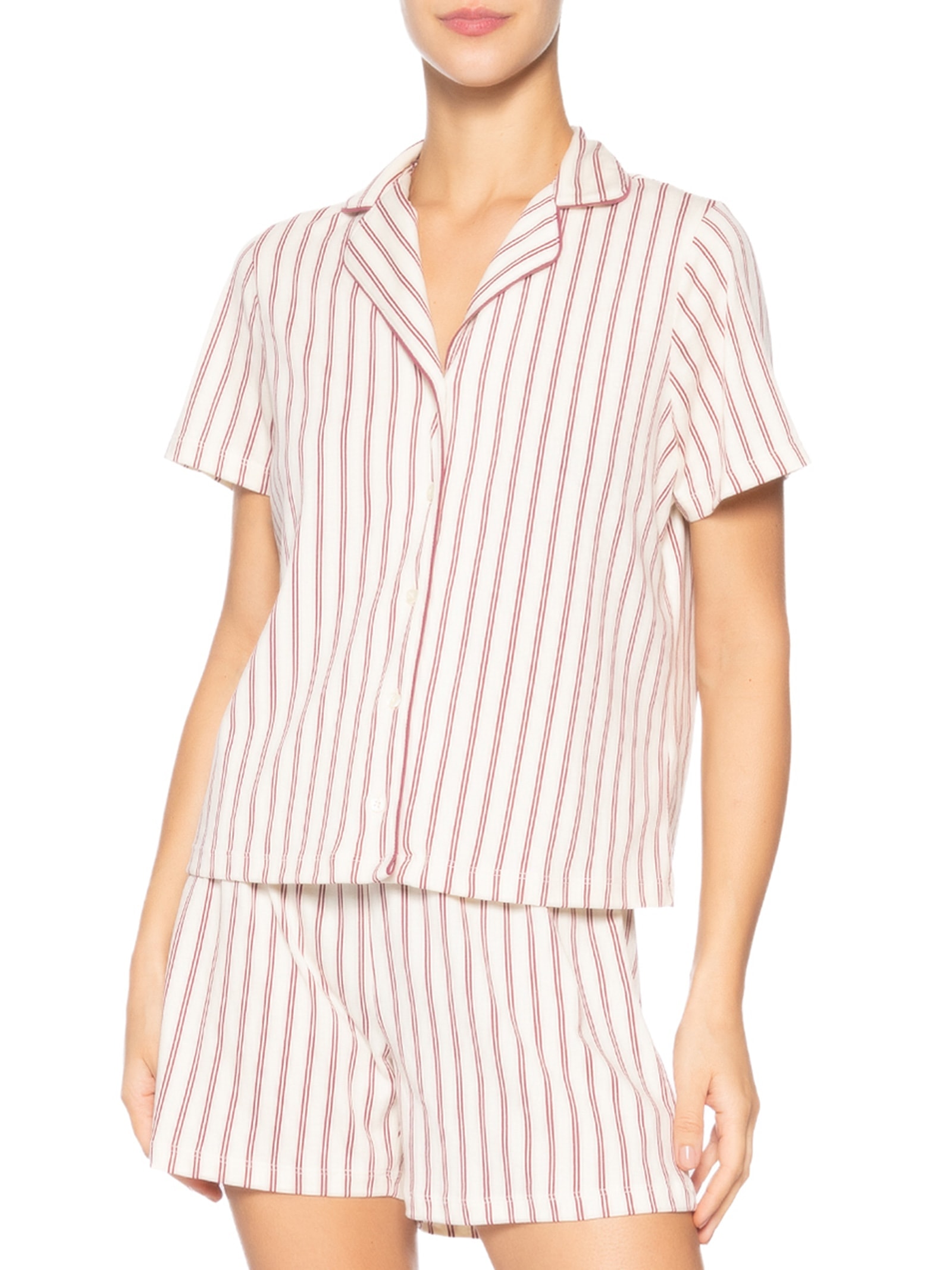 Pijama Feminino MM Vermelho Hering Intimates