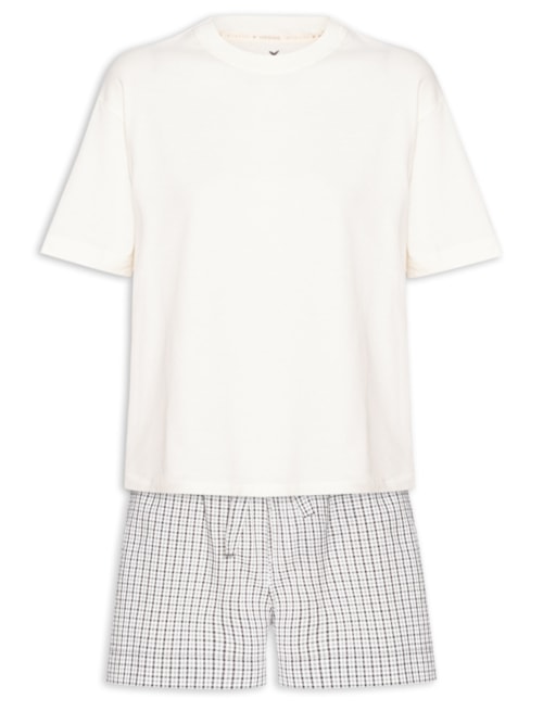 Pijama Feminino – Off White