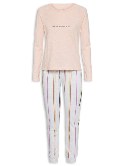 Pijama Feminino - Rosa
