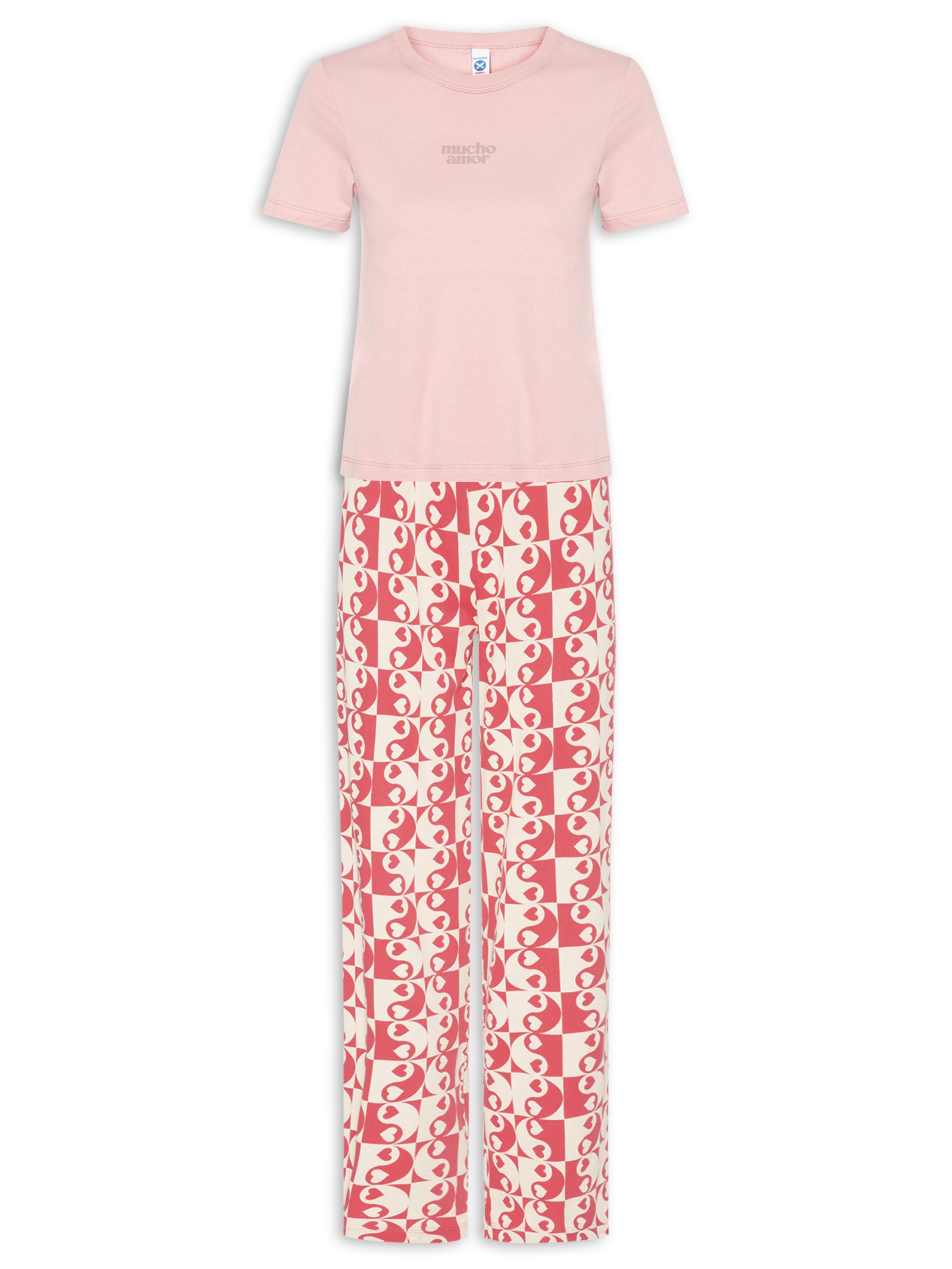 Pijama Feminino Rosa Hering Intimates