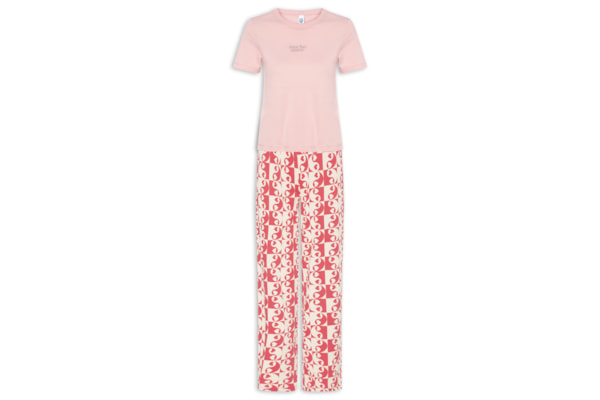 Pijama Feminino - Rosa