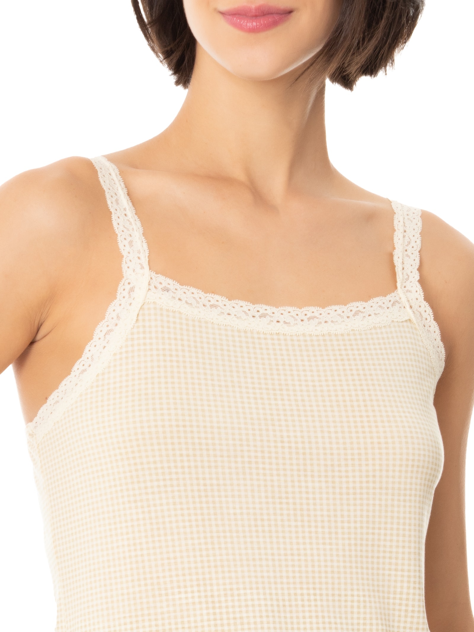 Pijama Feminino Sem Manga Amarelo Hering Intimates