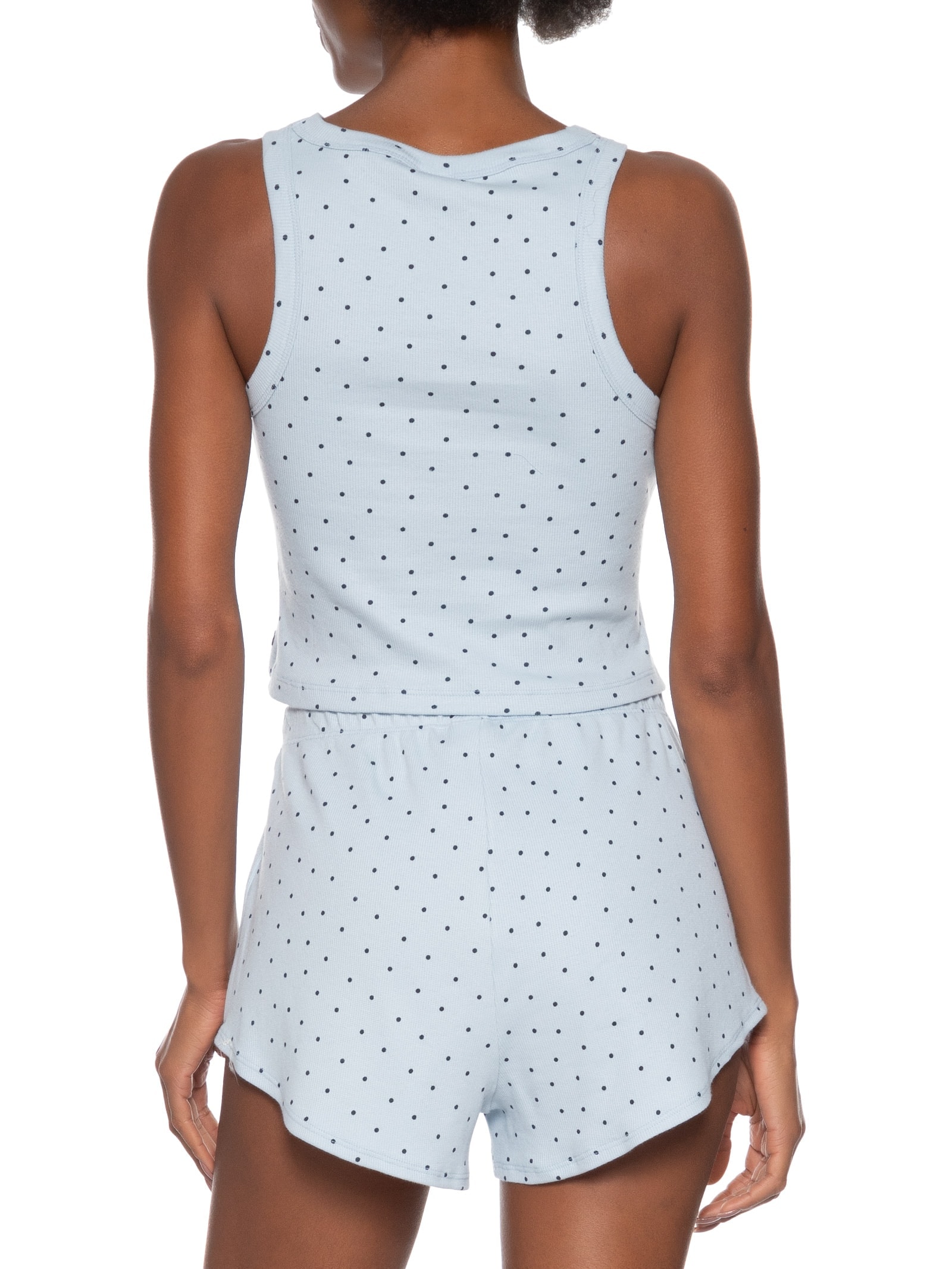 Pijama Feminino Sem Manga Azul Hering Intimates