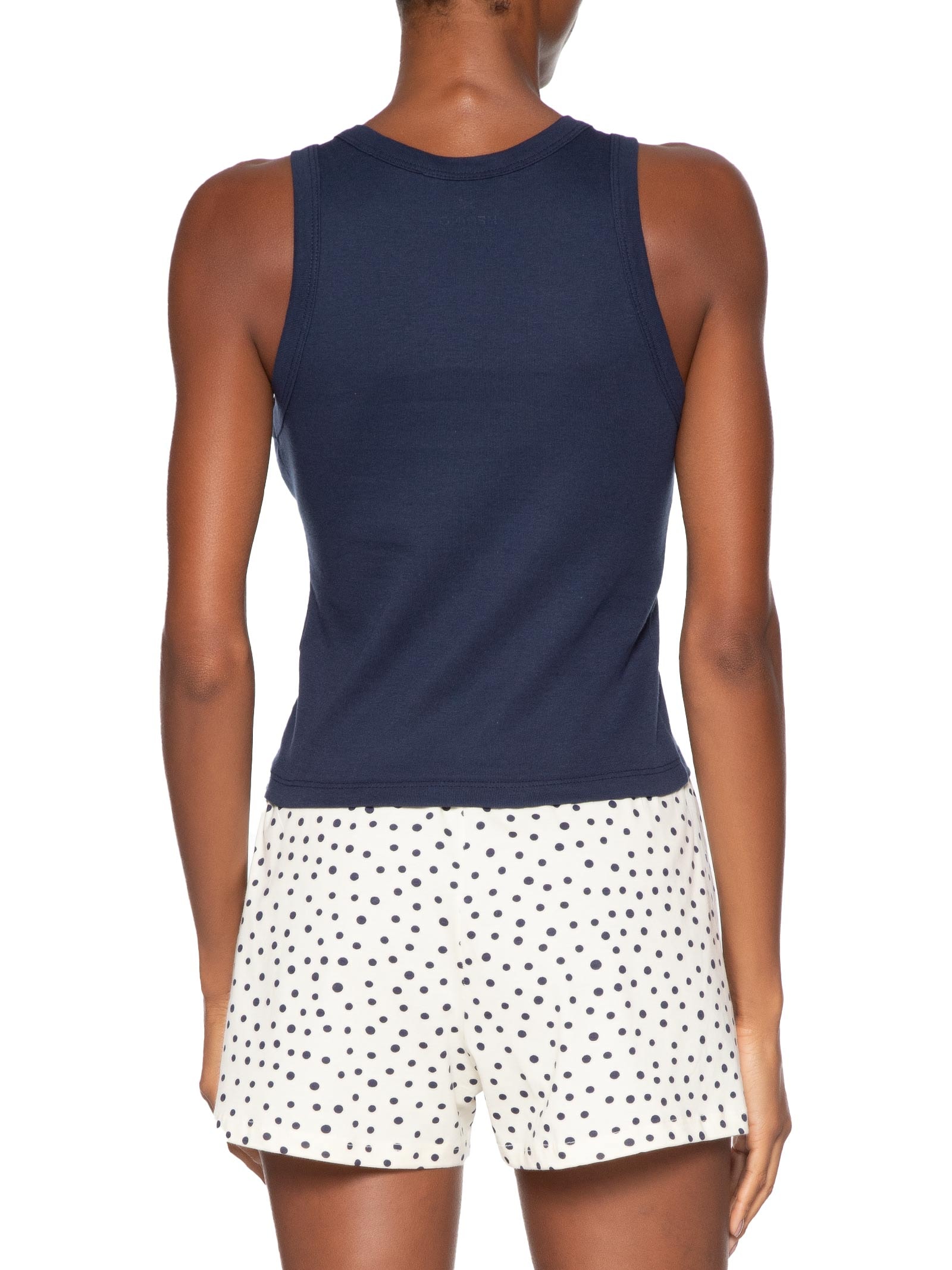 Pijama Feminino Sem Manga Azul Hering Intimates