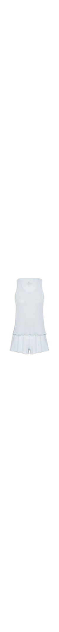 Pijama Feminino Sem Manga - Azul