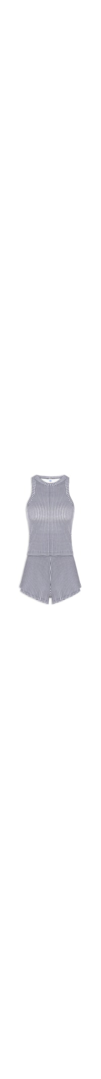 Pijama Feminino Sem Manga - Azul
