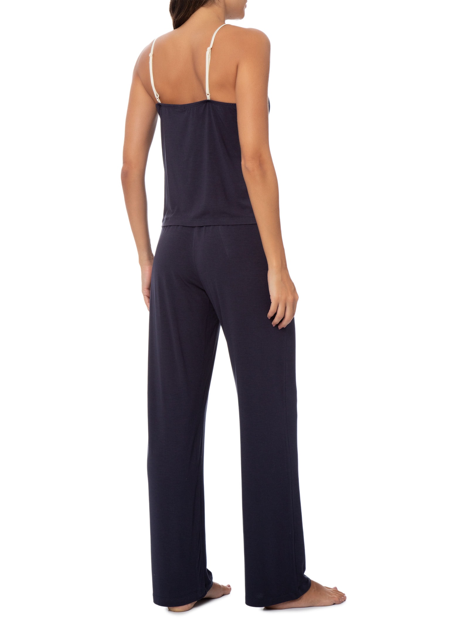 Pijama Feminino Sem Manga Azul Hering Intimates