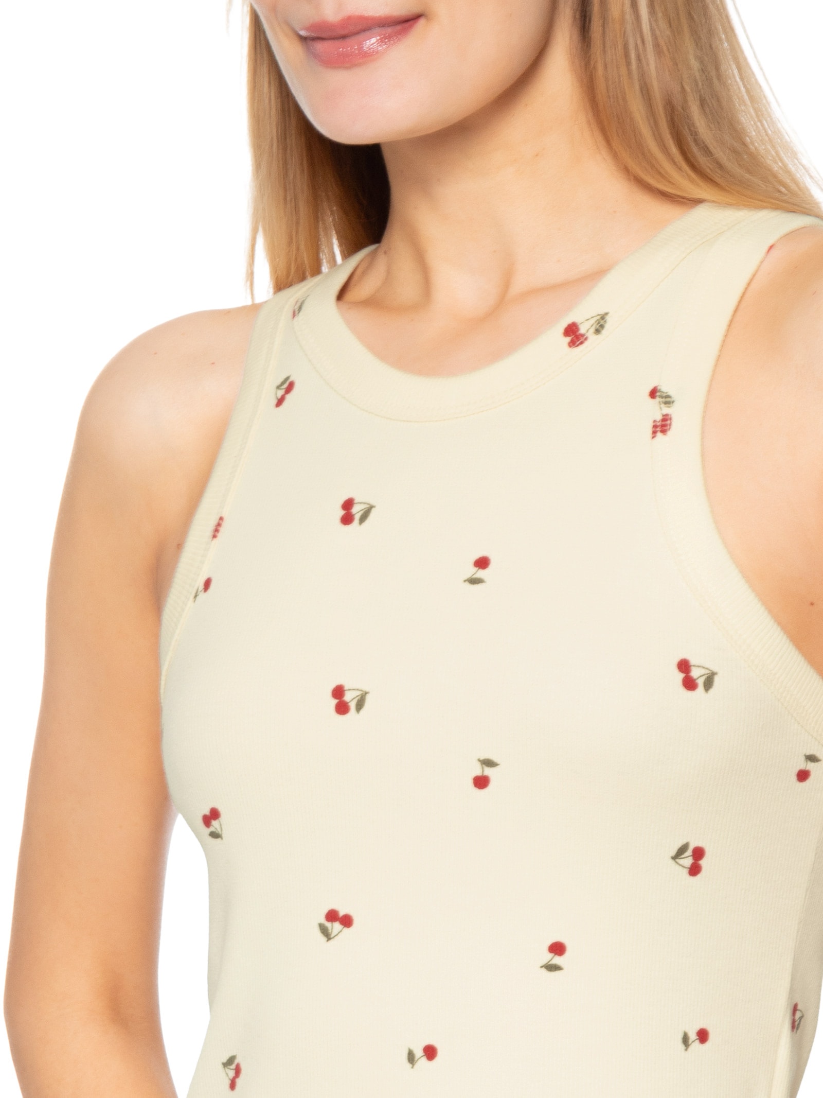 Pijama Feminino Sem Manga Bege Hering Intimates