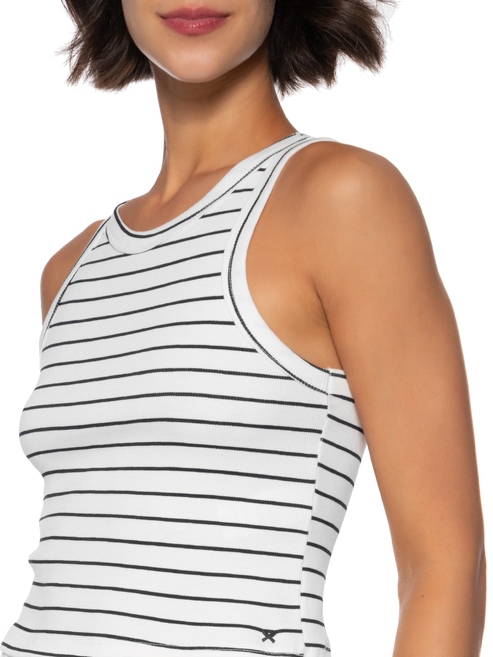 Pijama Feminino Sem Manga Branco Hering Intimates