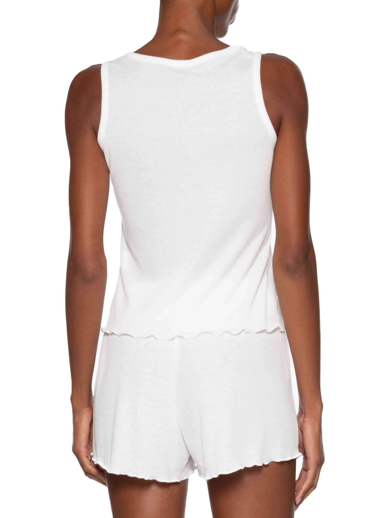 Pijama Feminino Sem Manga Off White Hering Intimates