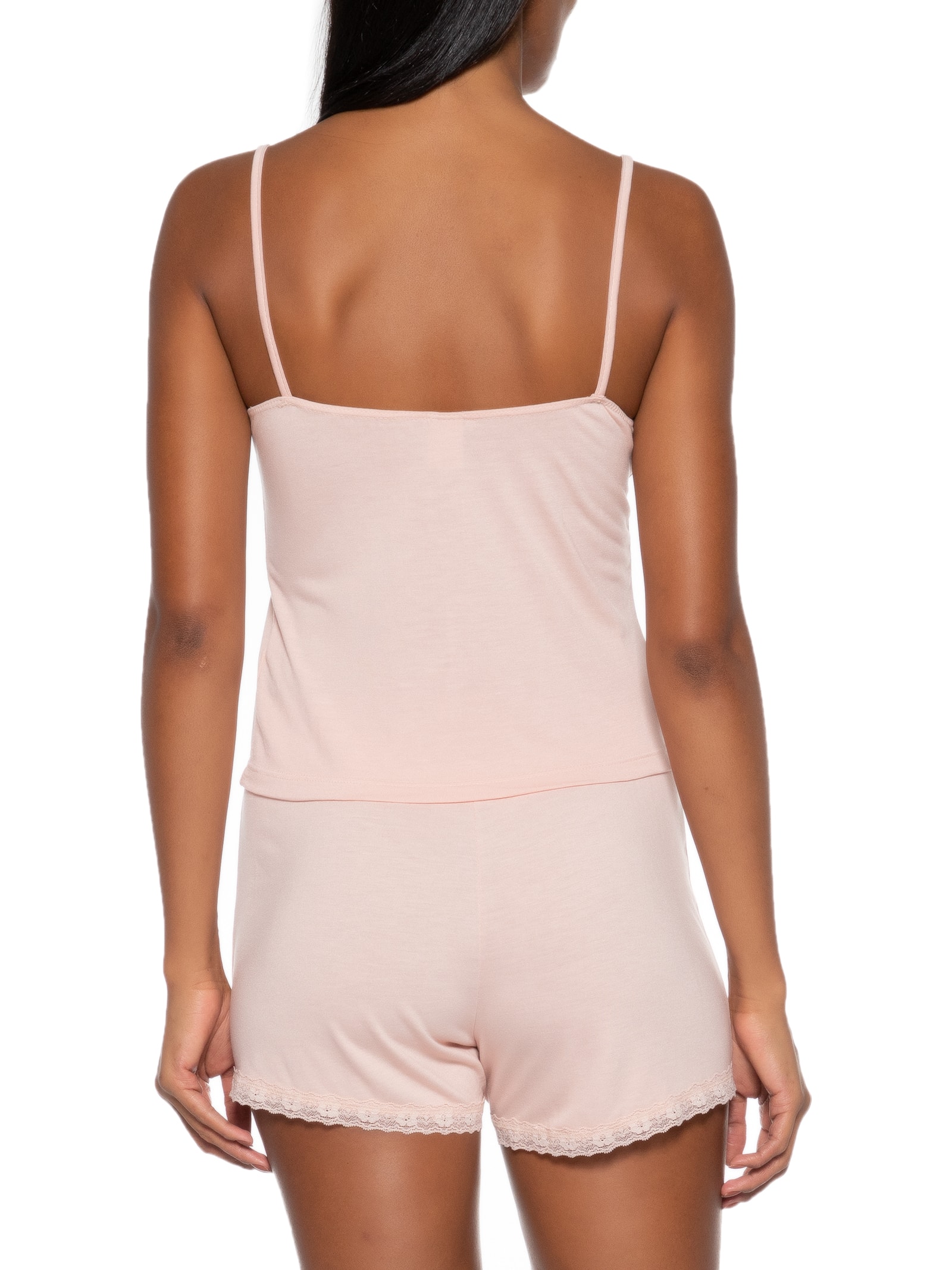 Pijama Feminino Sem Manga Rosa Hering Intimates