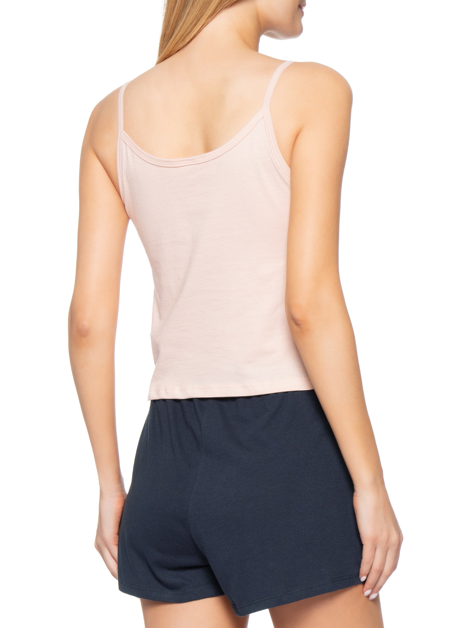 Pijama Feminino Sem Manga Rosa Hering Intimates