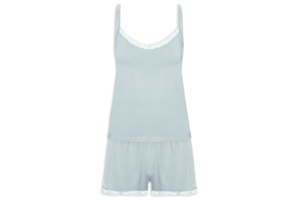 Pijama Feminino Sem Manga - Verde