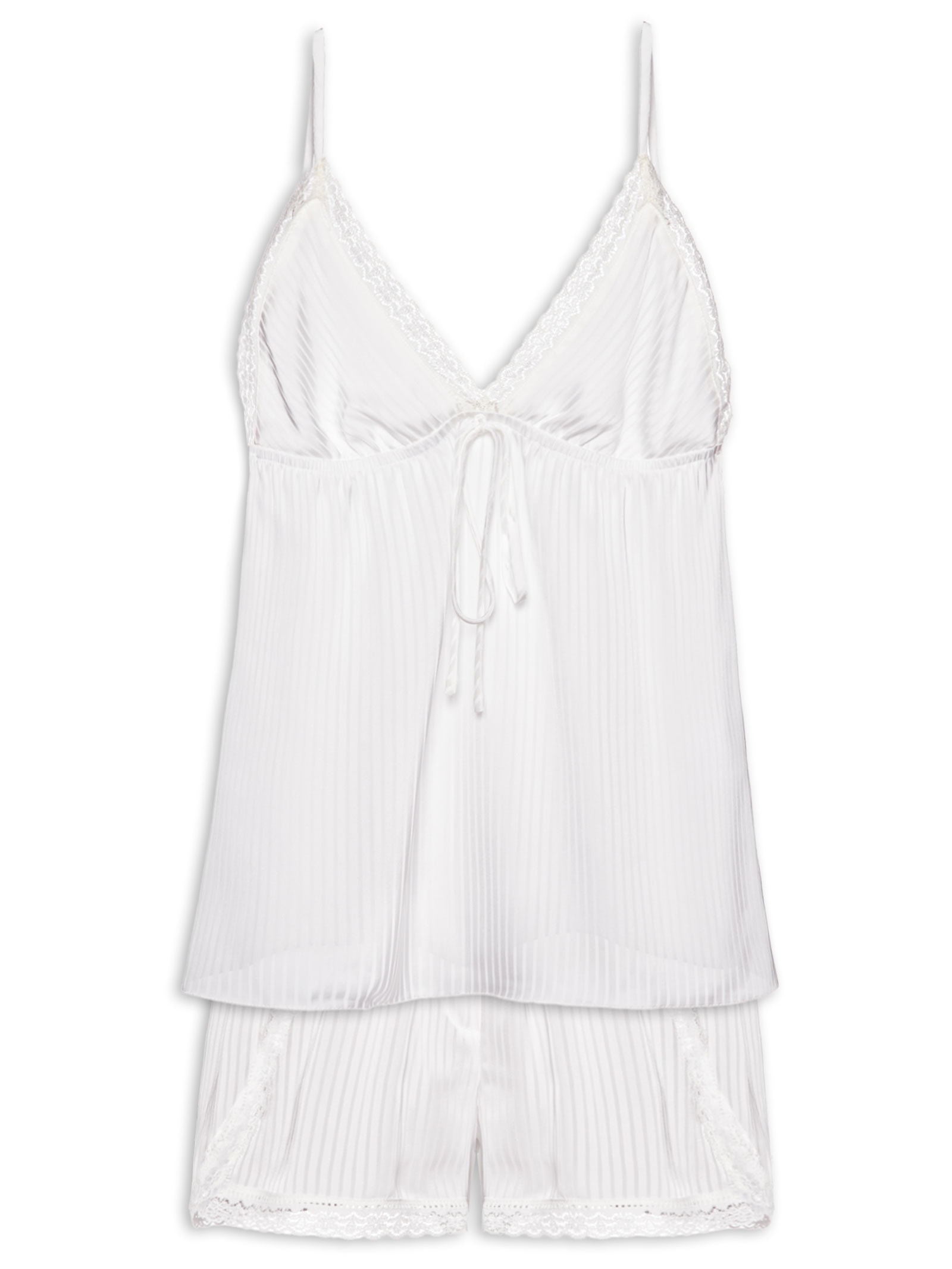 Pijama Feminino Short Doll Branco Valisere