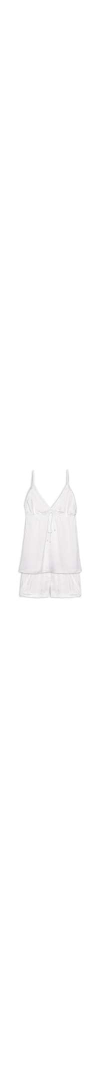 Pijama Feminino Short Doll - Branco
