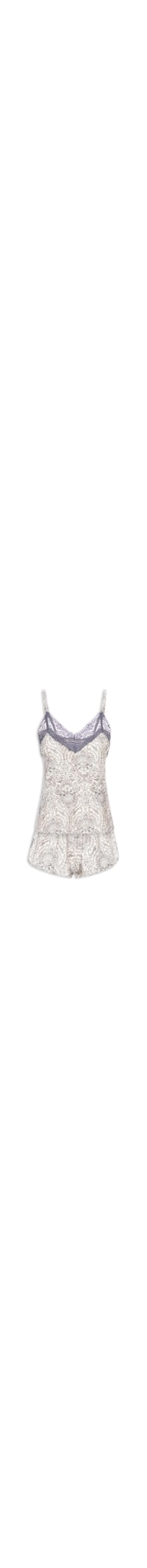 Pijama Feminino Short Doll - Cinza