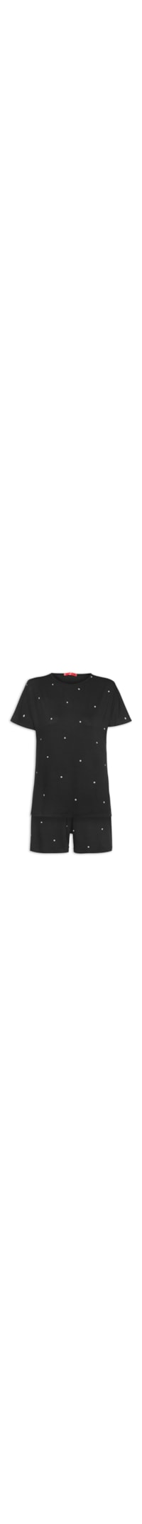 Pijama Feminino Short Doll Dreams - Preto