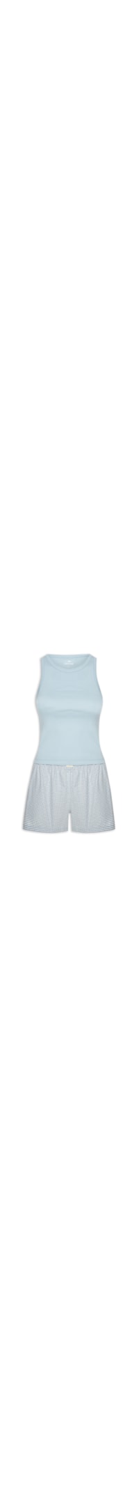 Pijama Feminino Short e Regata - Azul