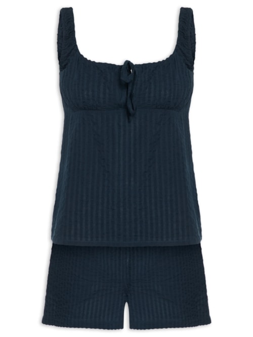 Pijama Feminino Sm – Azul