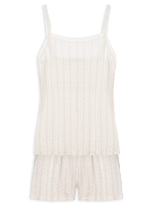 Pijama Feminino Sm – Branco