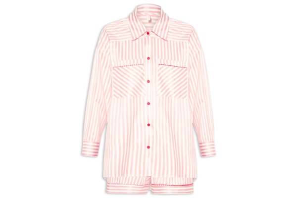 Pijama Feminino Trio Tricoline Aurora - Rosa