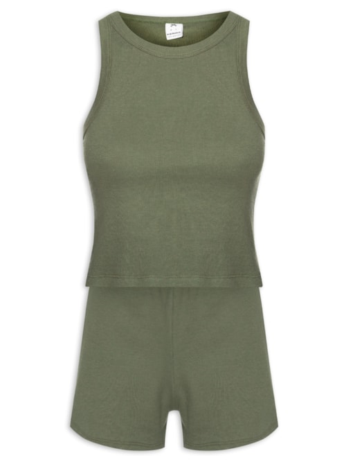 Pijama Feminino – Verde